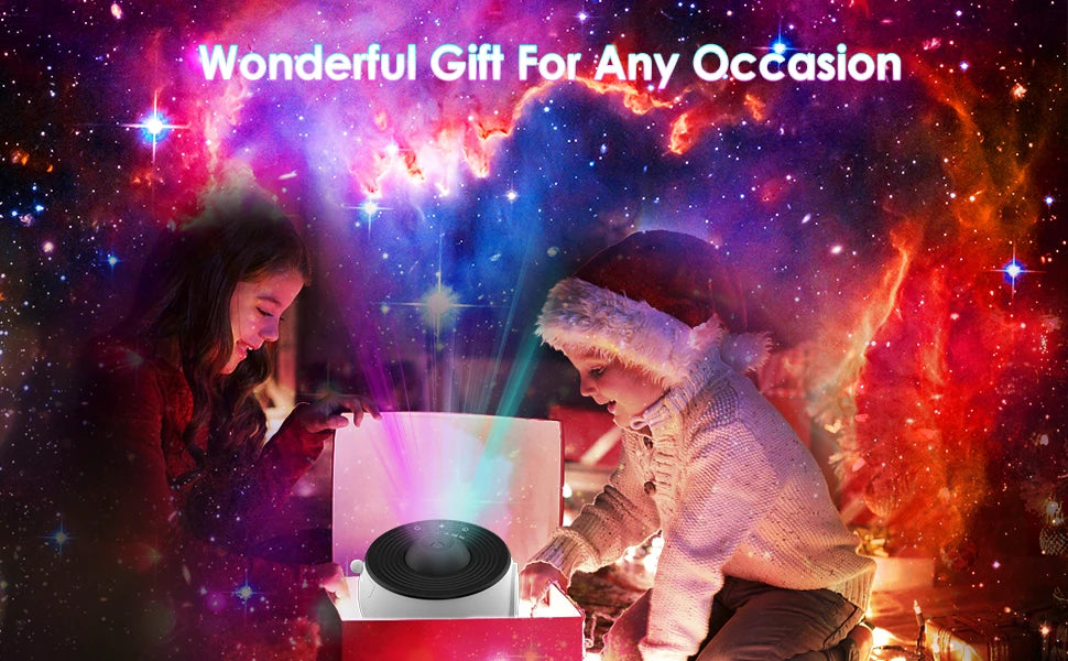 13-in-1 Star Projector Pro 360° Rotating HD Galaxy Projector Pro, with Remote Control White Noise Function, Bluetooth Speaker