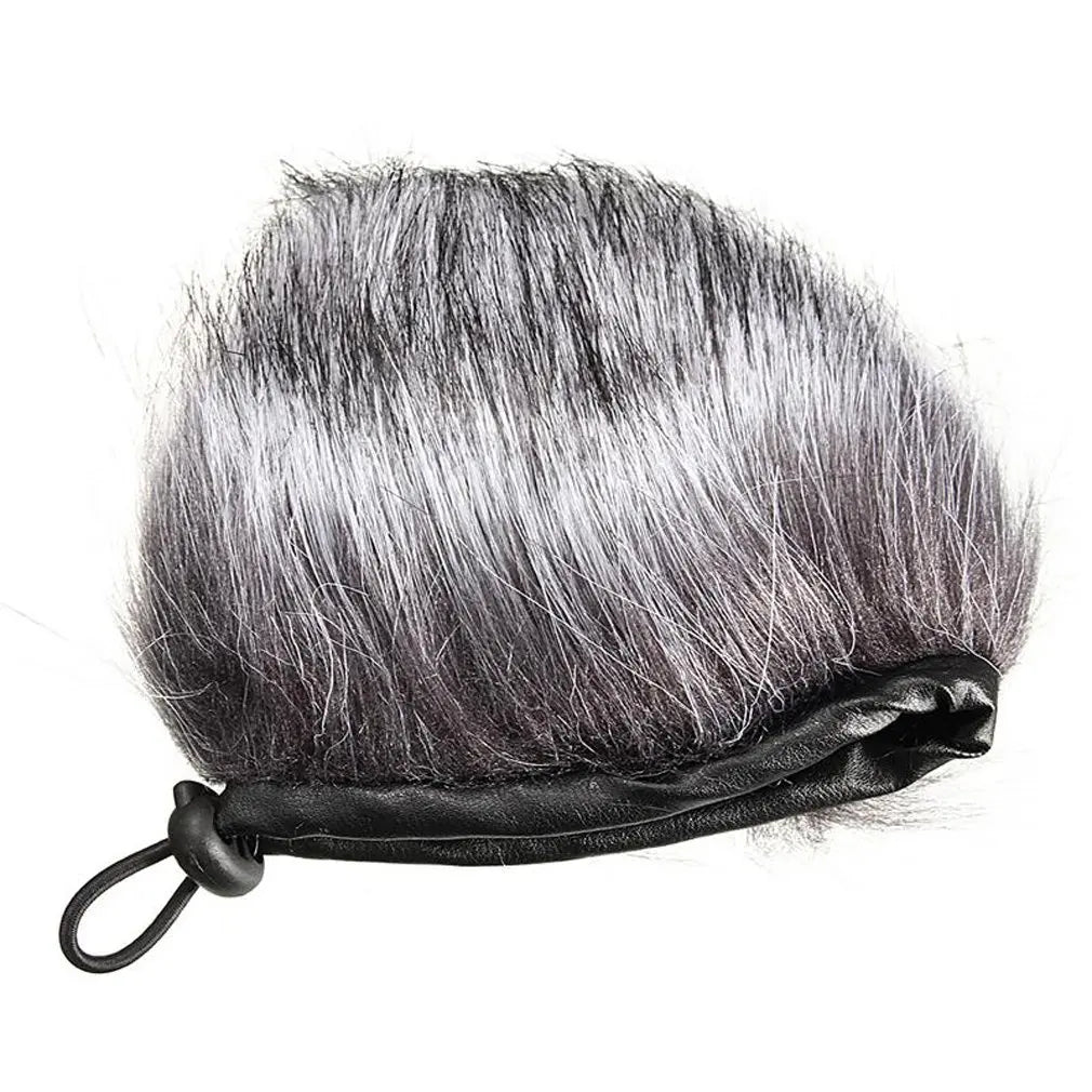 For Zoom H4N H2N Recorder Artificial Fur Wind Microphone Cover Muff Windscreen Sleeve Shield