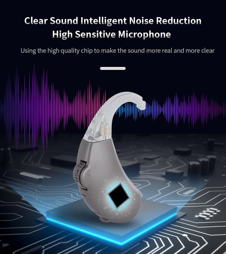 2025 New Best 4 channel Sound Amplifier Severe Hearing Aid For Deaf People Hearing Aid For The Deaf People