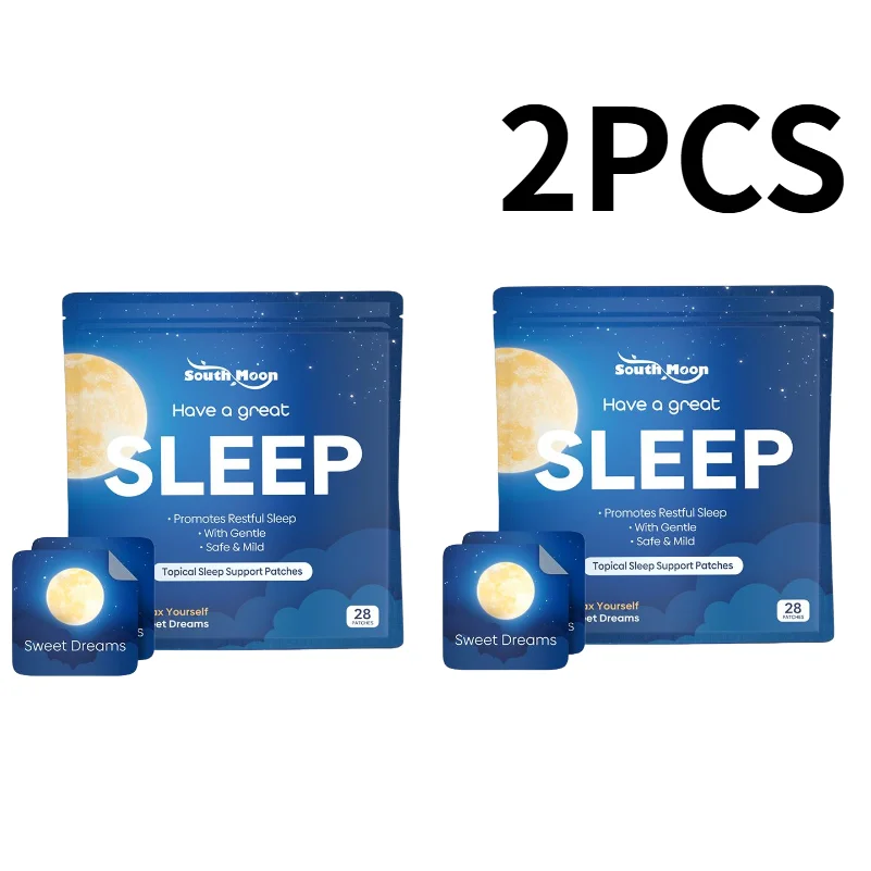 Gentle Safe Sleep Support Acupoint Patches Deep Relaxing Anti‑Insomnia Stickers Stress Fatigue Reliever Portable Sleep Aid Patch