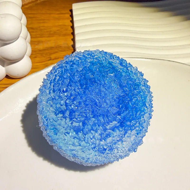 Slushy Bayberry Shapeable Stress Squeeze Ball Non‑Rebound Squishy Fidget Toy ASMR Rustling Sound Anti‑Stress Decompression Toy