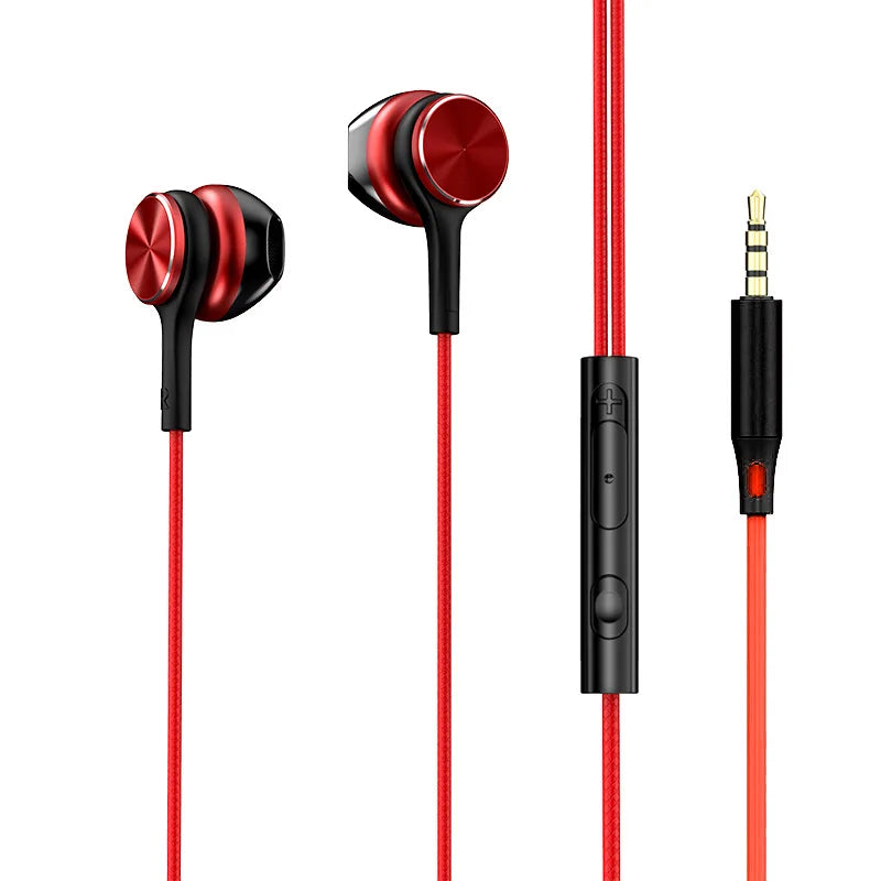Type C Wired Headphones HiFi Stereo Volume Control Headset With HD Mic 3.5mm Earphones For Samsung Galaxy iPhone 17 16 Earbud