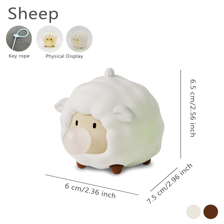 NEW Cute Animal Spitting Bubbles Squish Squeeze Toy, Anxiety Stress Relief Toys For Children and Adults, Birthday Christmas Gift