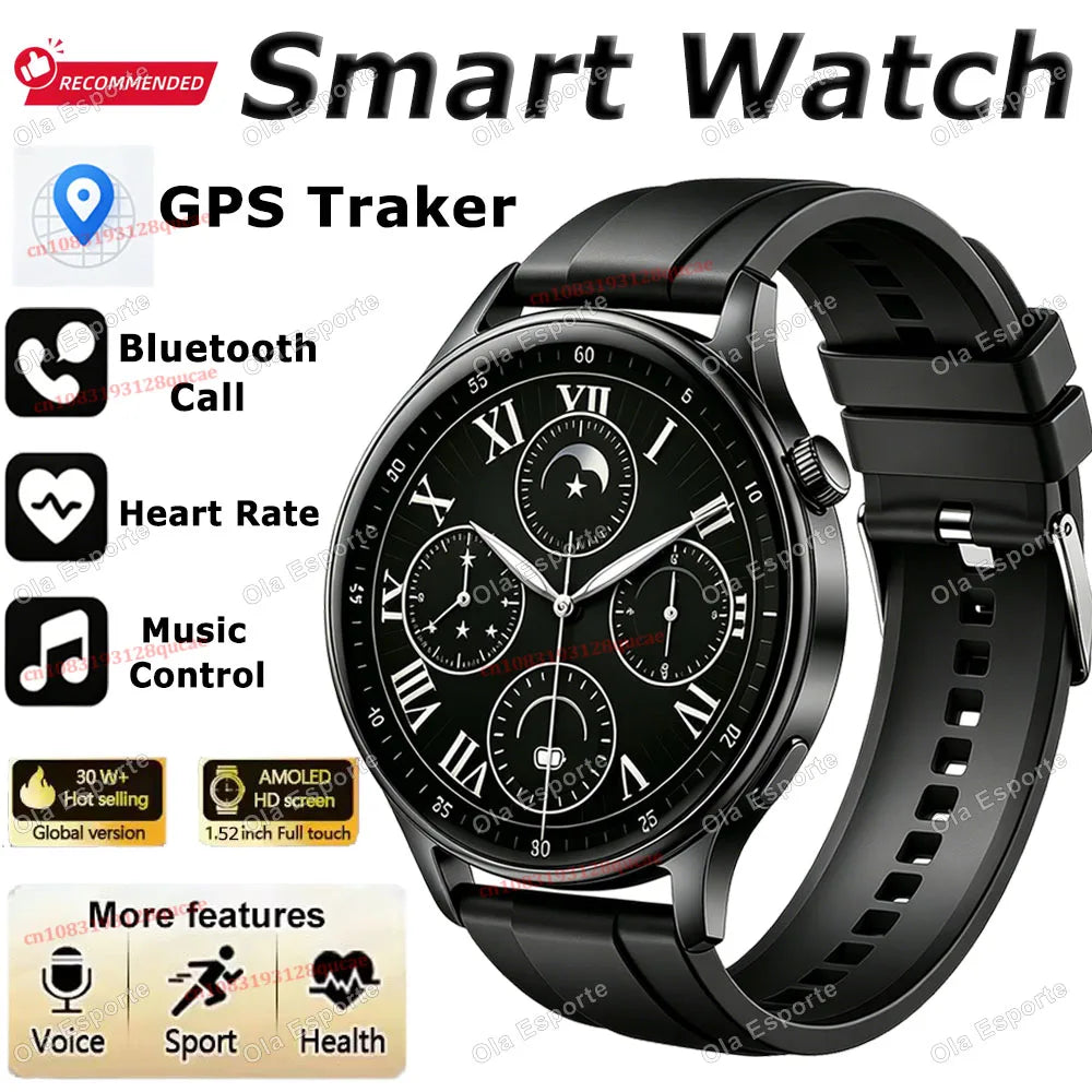 Watch 5 Pro for for Men Smart Watch Bluetooth Call Sports Fitness Men's Wristwatch Heart Rate Monitor Waterproof Smartwatch Hw12