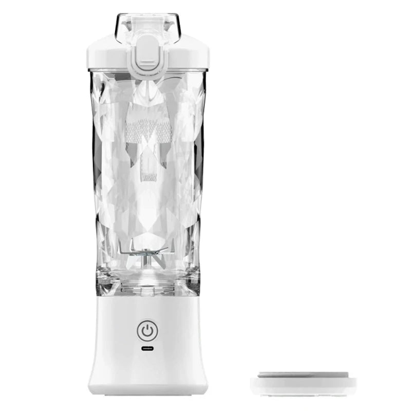 Household Fruit Electric Juicer Portable Juicer Blender USB Rechargeable Fruit Mixer 600ML Fruit Juicer Multi-functional Blender