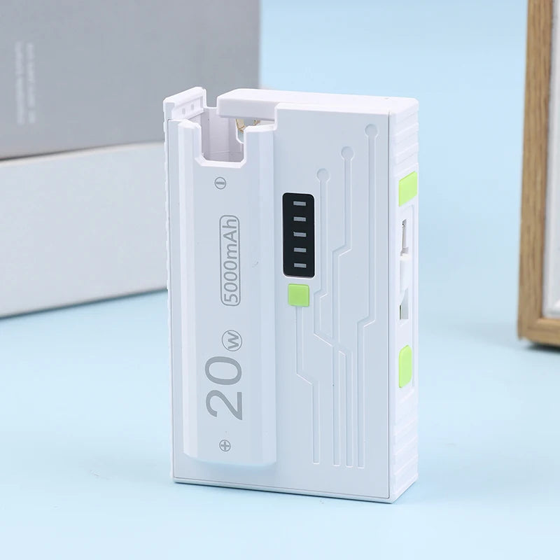 20W DIY Power Bank Box 21700 Universal Battery Charger Case Type-C Fast Charging For Mobile Phone Not Including Batteries