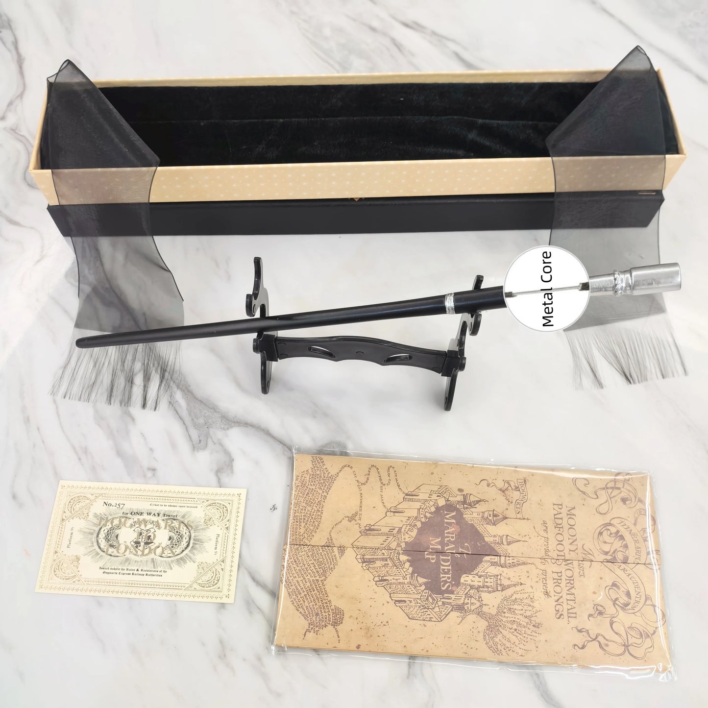 Gift Box Set Anime Cosplay Magic Wand With Box Children Decoration Toy Accessories For Kids Bacchetta Magic Stick