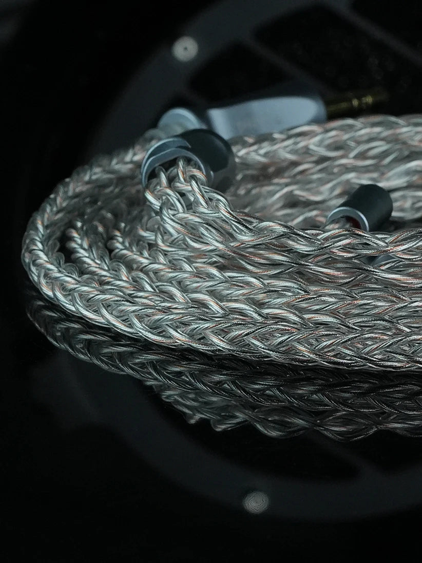 Trusted-52 Graphene Pd-Plated + 7N OCC HiFi Earphone Cable 3.5mm/4.4mm Balanced MMCX/0.78mm 2pin QDC for IE900/IE600/N5005