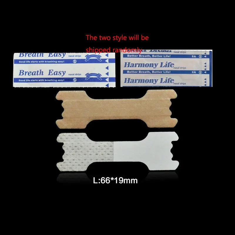 100-500PCS Breath Nasal Strips Stop Snoring Nose Patch Right Aid Easier Breathing Sleep Aid Device Good Sleeping Patch