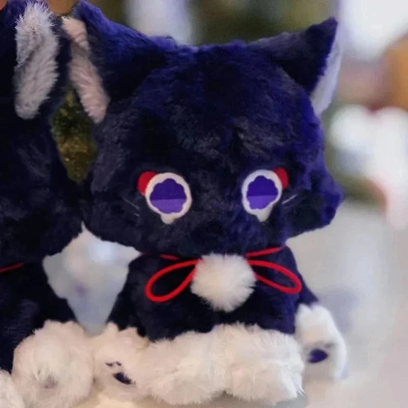 Cute Anime Genshin Impact Scaramouche Cat Cute Plush Doll Wanderer Pet Cosplay Stuffed Pillow Toy Birthday Gift