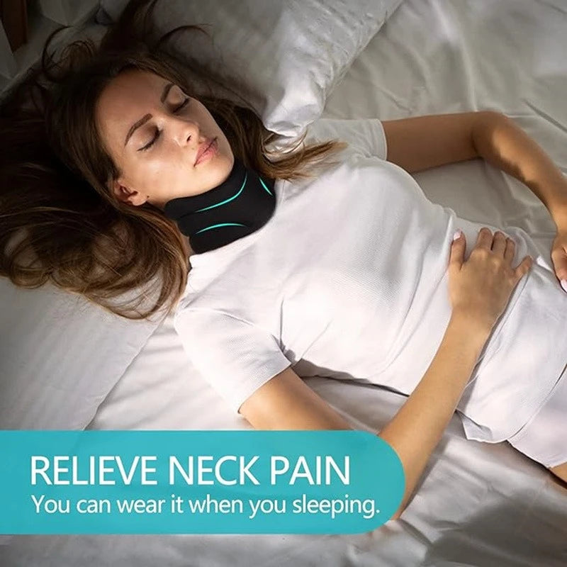 Three-Layer Sponge Neck Support: Breathable, Highly Elastic, Prevents Forward Head Tilt, Relieves Neck
