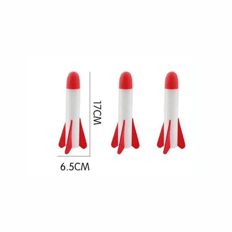 Kid Air Rocket Foot Pump Launcher Outdoor Air Pressed Pedal Soaring Rocket Toys Child Play Set Jump Sport Game Toys For Children