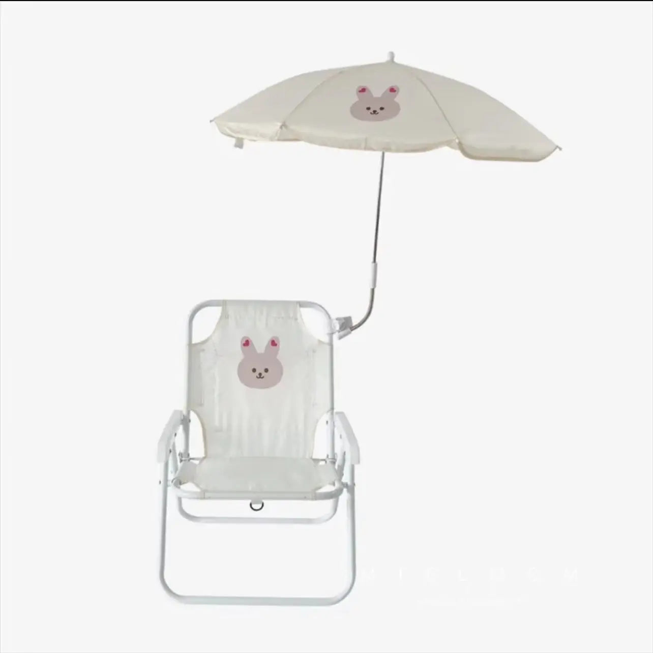 Children's Outdoor Beach Chair With Umbrella Cute Ins Wind Portable Folding Chair Seaside Photo With Parasol Back Chair 