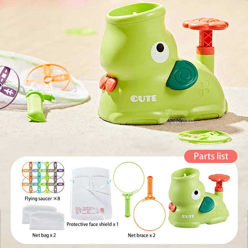 Foot Step On Flying Disc Air Rocket Launcher Saucer Jump Sport Game Elephant Duck Style Outdoor Propeller Garden Children Toy