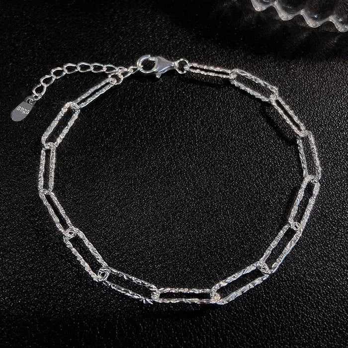 Fine 925 Sterling Silver Crystal Bracelets For Women Fashion Vintage Knot Adjustable Charm Bracelets Party Wedding Jewelry Gifts