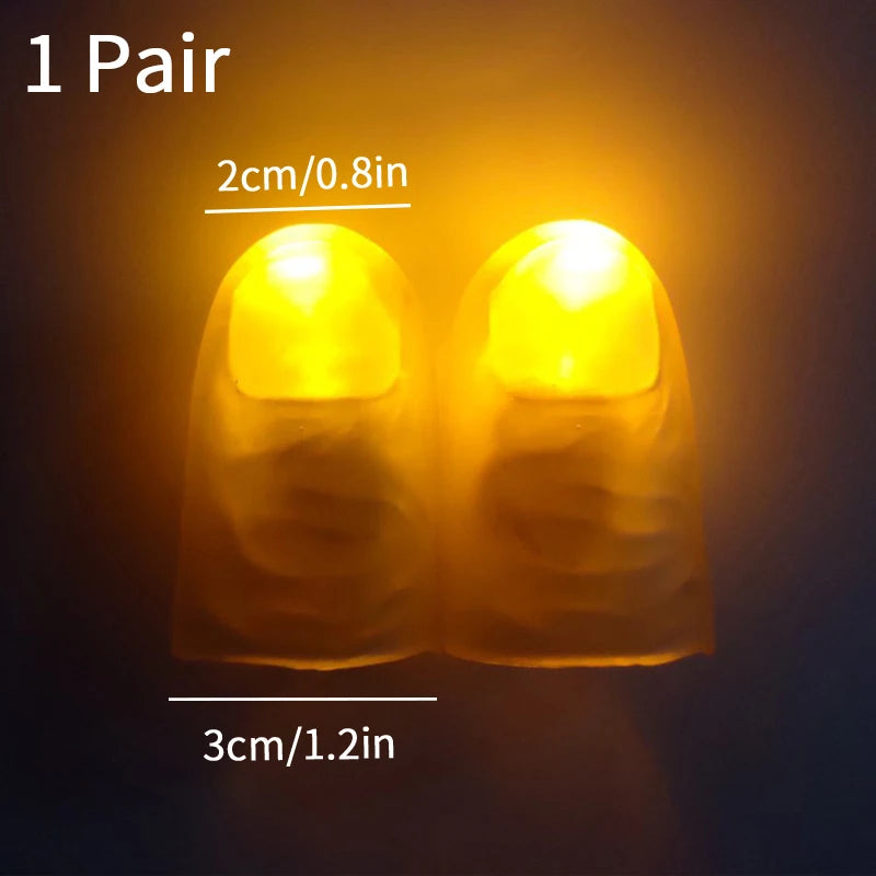 Finger Lights Magic Lights Glow in The Dark Led Finger Light Kpop Lights for Fingers Luminous Fingers Decorations