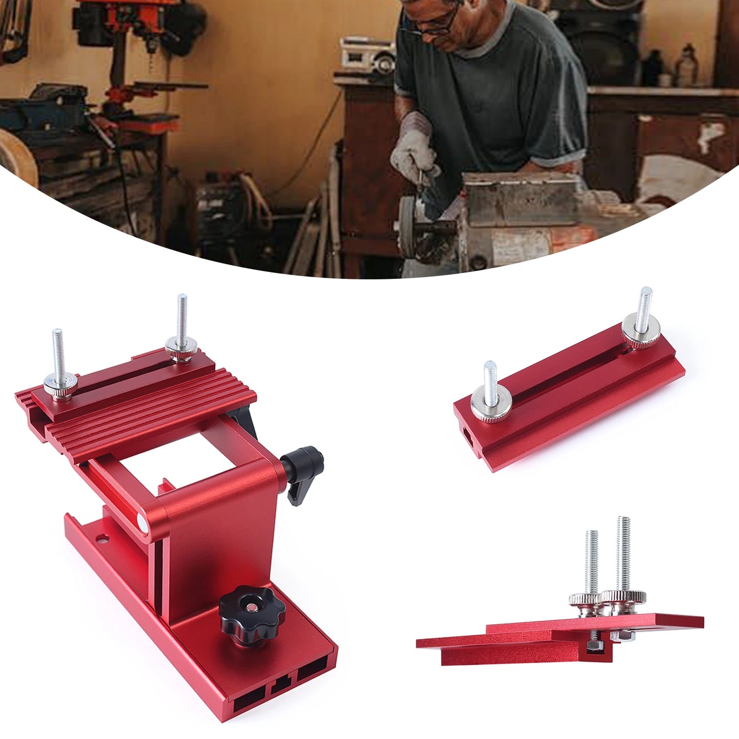 1Pc Adjustable Replacement Tool Sharpening Jig For 6/8 Inch Bench Grinders and Sanders Knife Sharpener System Woodworking Tools