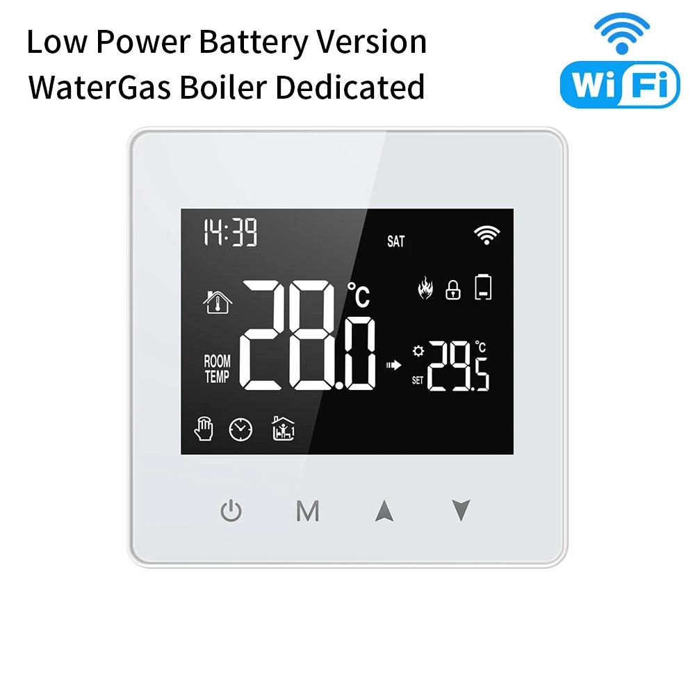 AVATTO WiFi/ZigBee Smart Thermostat Low Power Battery Water Gas Boiler Temperature Controller For Tuya Alexa Google Home Alice