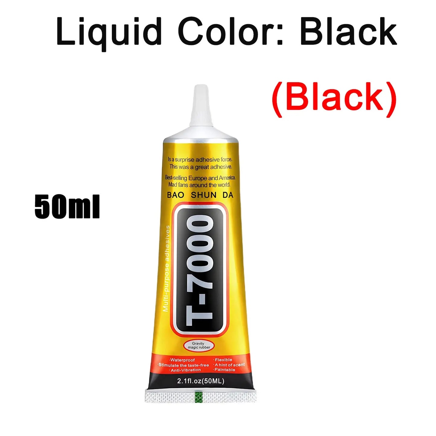 Klej kontaktowy B-7000 przezroczysty 15ml/50ml/110ml do telefonu T-7000 Naprawa Uniwersalny szkło plastik DIY Precyzyjny aplikator