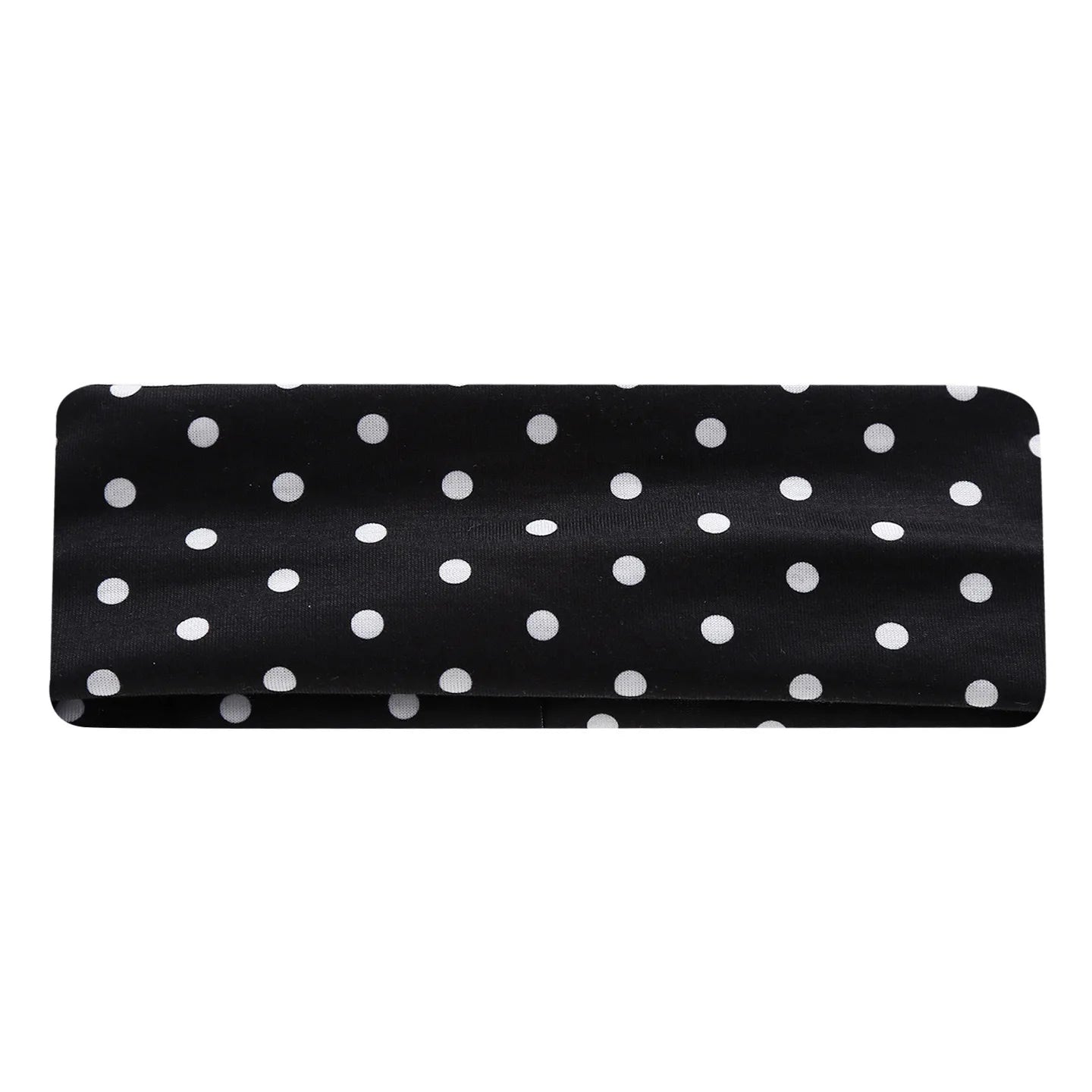 1-6Pack Polka Dot Headband for Women Non Slip Elastic Floral Hairbands Soft Fabric Hair Bands for Yoga Workouts Breathable