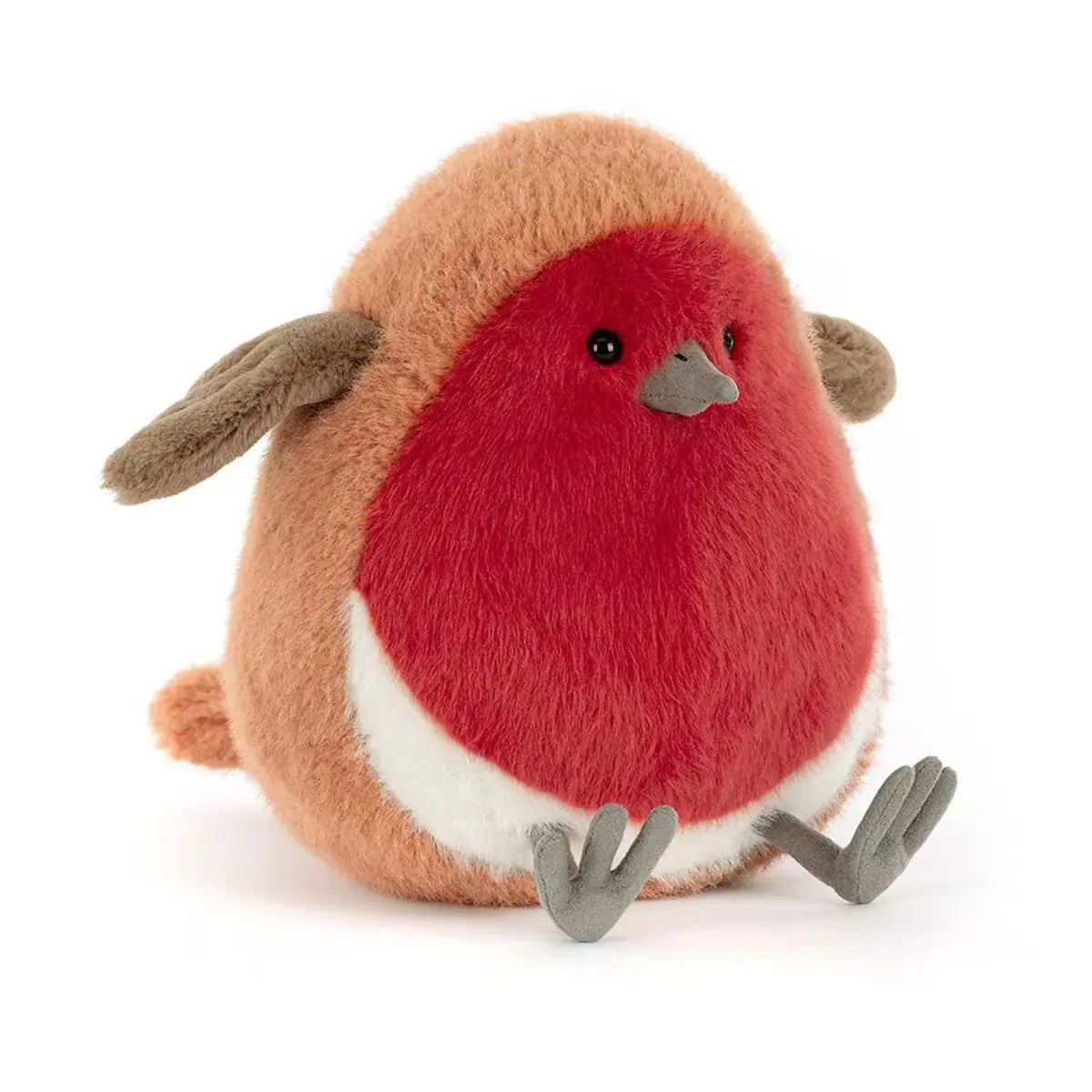 23cm Parrot Fat Pigeon Fat Robin Bird Plush Children Toy Fun Soothing Doll Pet Companion Birthday Gift Plush Toy