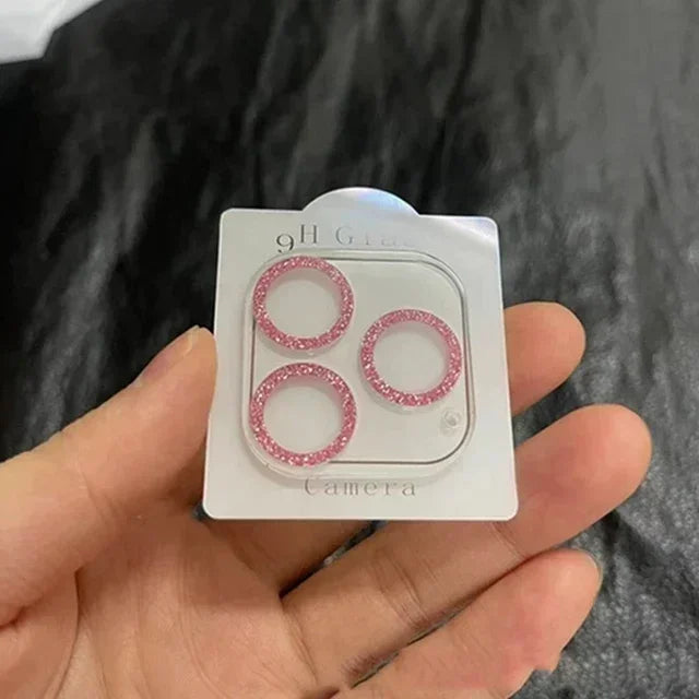 Błyszczące etui ochronne z diamentami na aparat iPhone 15 14 13 12 11 16 Pro Max Mini Plus 16Pro 15Pro 16Promax