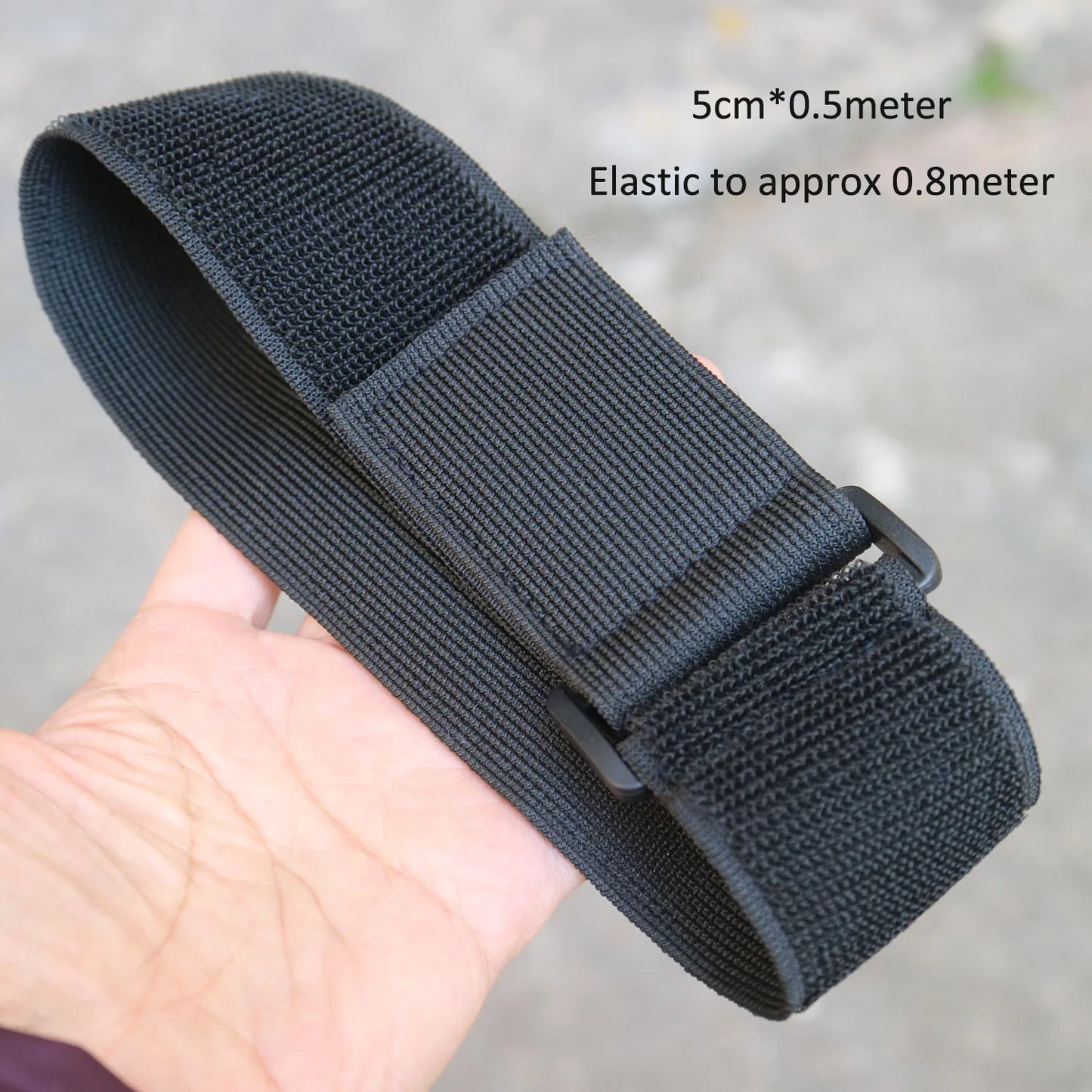 Reusable nylon Fastening luggage Ties with buckle 5cm*0.5M/1M back to Hook and Loop fastening sticky tape straps