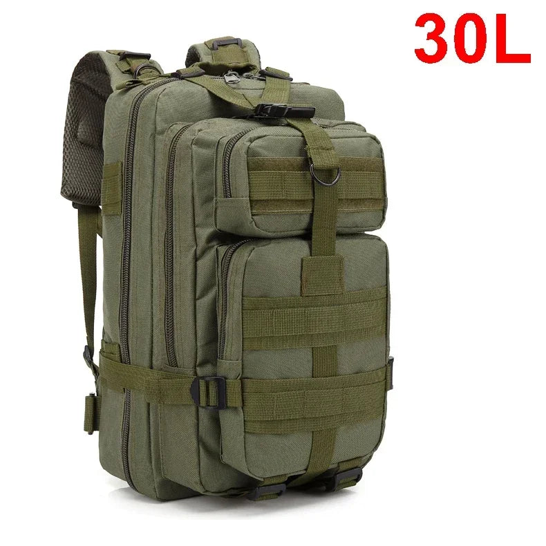 30/50L Tactical Backpacks For Man Hking Outdoor Survival Bags 3P Assault Pack EDC Molle Pack For Trekking Hunting Bag