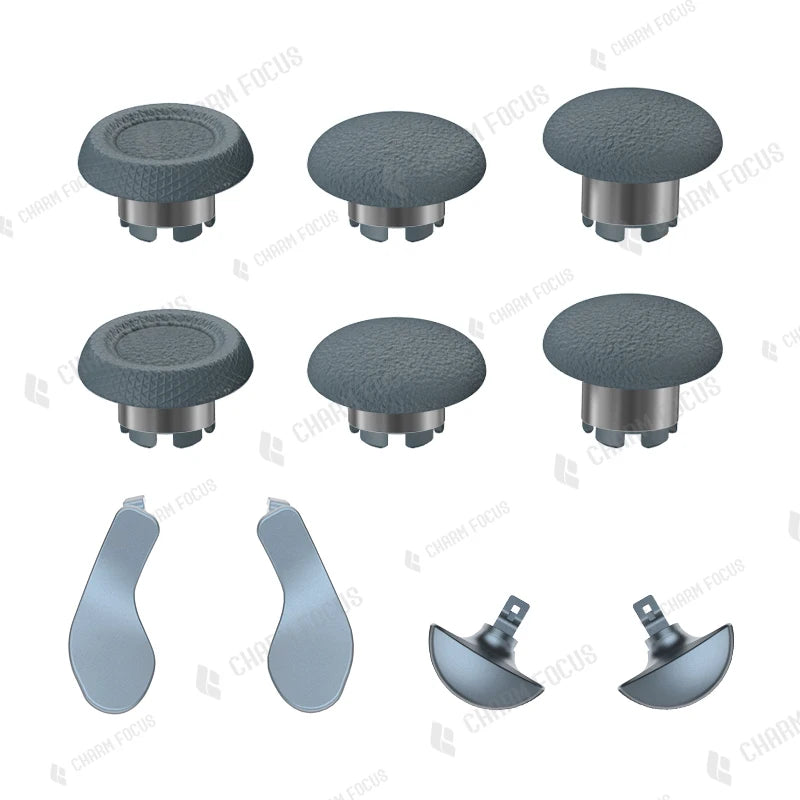 10-in-1 Plastic Thumbstick Joystick Cap for PS5 Edge Controller Analog Joystick 6 Swap Stick 4 Paddle and D-Pad Accessory