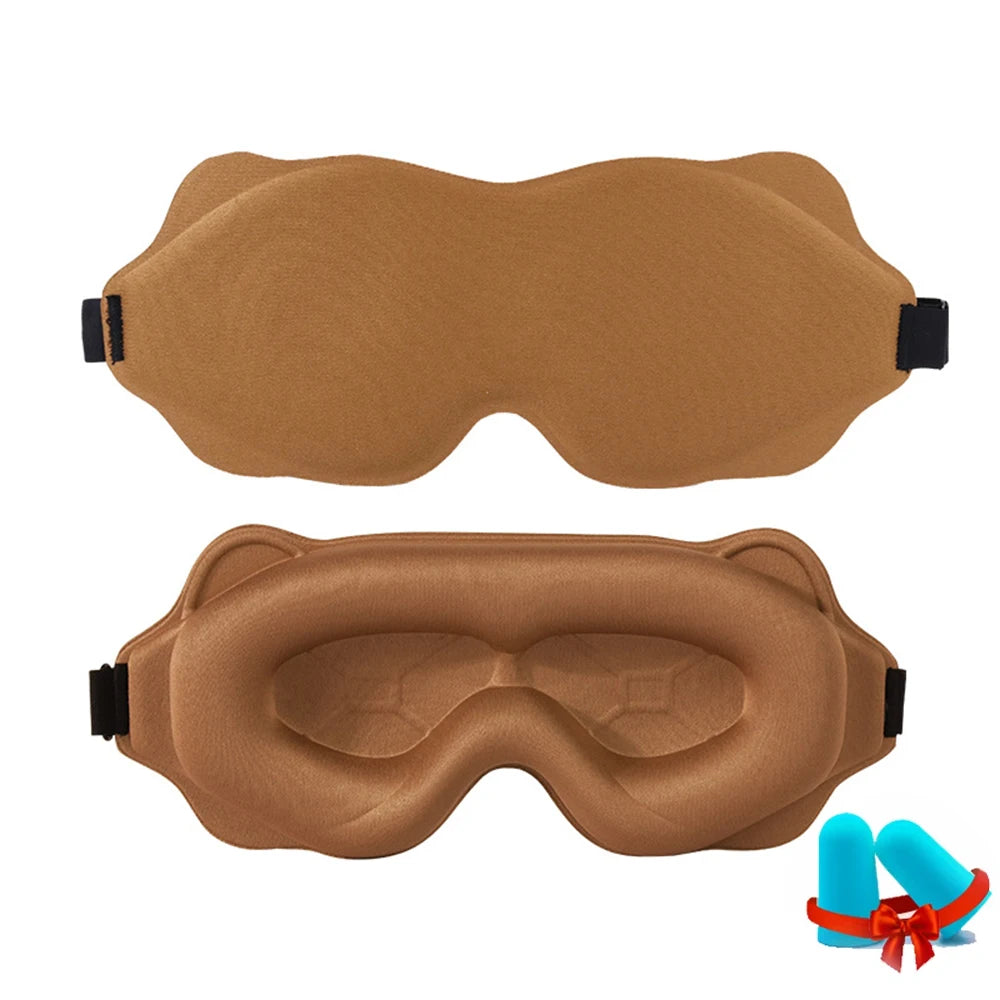 3D Sleeping Mask Block Out Light Sleep Mask For Eyes Soft Sleeping Aid Eye Mask for Travel Eyeshade Night Breathable Slaapmasker