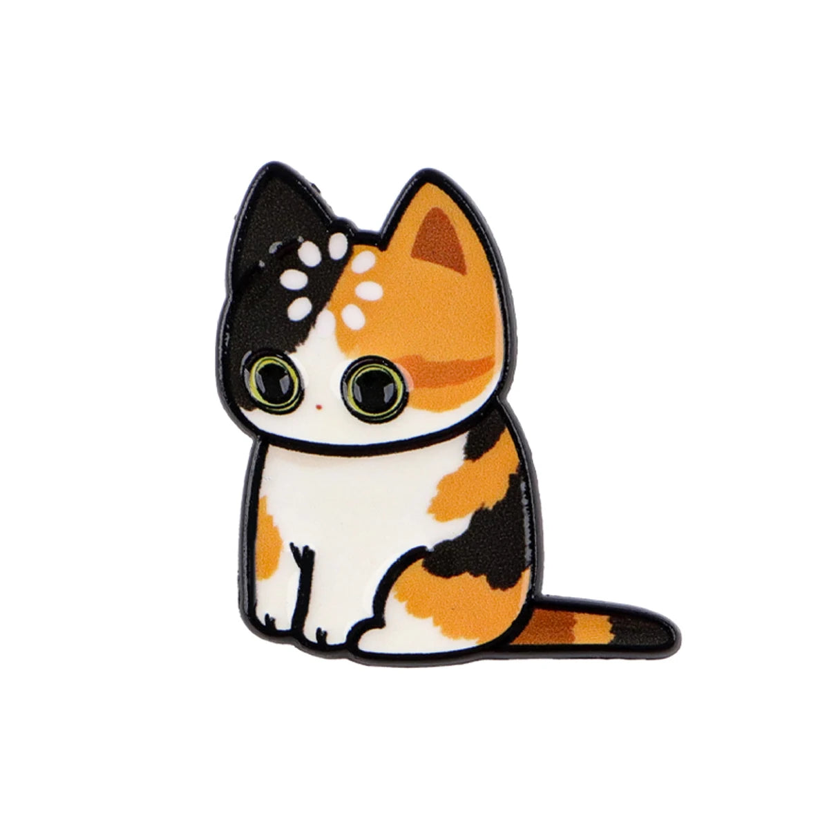 "Loading" Black Cat Enamel Pin Cute Brooch Pines Lapel Pins Badge on Backpack Clothing Accessories Animal Jewelry Friends Gifts