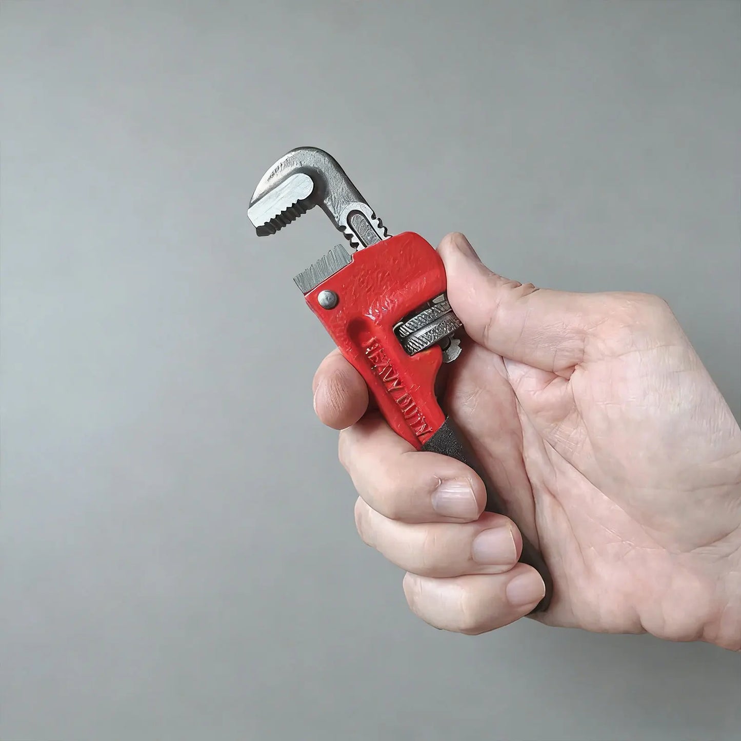 New 6-inch Straight Pipe Wrench Adjustable Aluminum Plumber's Wrench Universal Water Pipe Wrench Household Manual Repair Tools