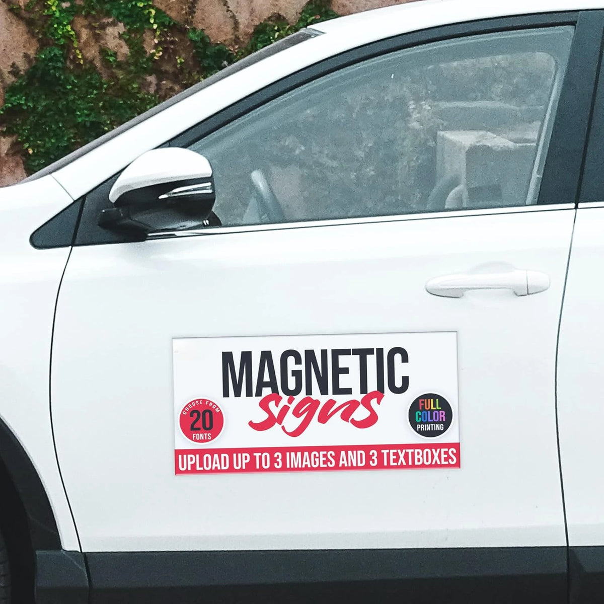 Custom Magnetic Vehicle Signs and Personalized Car Magnets—Perfect for Commercial Use—Including Vibrant, Full-Color Truck Magnet