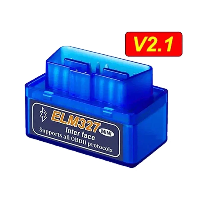 OBDII Mini ELM327 Diagnostic Car Scanner Bluetooth 5.1 for Android IOS Supports All OBD2 Protocol Wireless Code Reader Adapter
