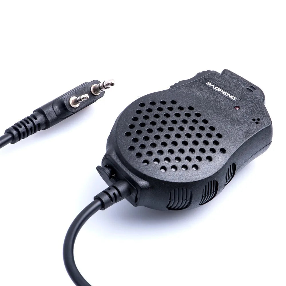 Baofeng Microphone UV-82 Dual PTT Speaker Shoulder Mic Tangent Headset For DM-1701 UVK5 UVK6 UV17 Pro UV5RH UV-18i Walkie Talkie
