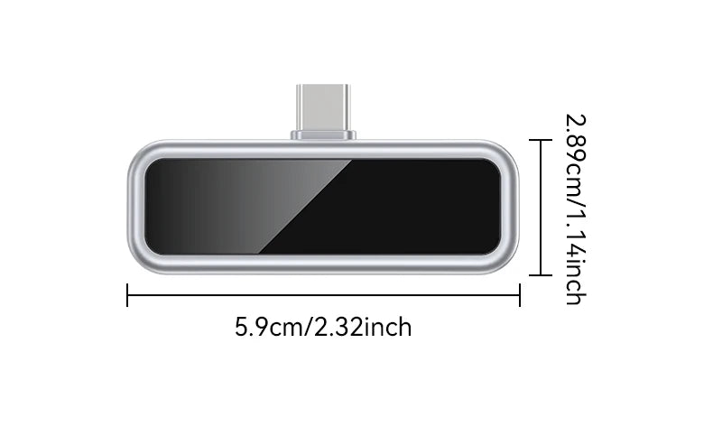 Dysk flash USB Eaget 64 GB/128 GB/256 GB/512 GB typu C — i30, z wyświetlaczami LCD i szybkim ładowaniem PD 20 W do telefonu i tabletu