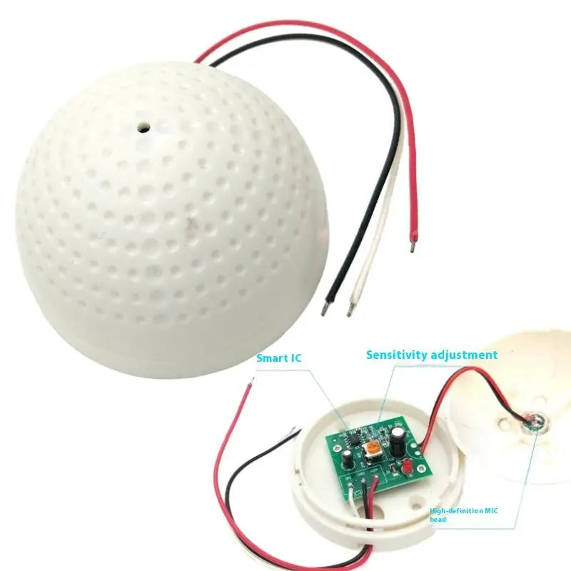 1Pcs For CCTV Surveillance Security IP Camera Built In Preamp Wired Voice Audio Monitoring MIC Sound Pickup Microphone