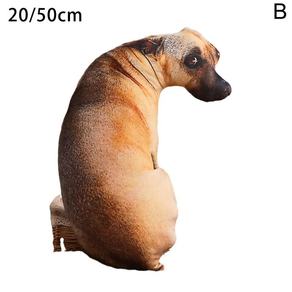 3d Simulatie Hond Shiba Bulldog Toy Labrador Corgi Schattige Kussen Auto Huisdecoratie Hondenliefhebber Simulated Dog Pillow