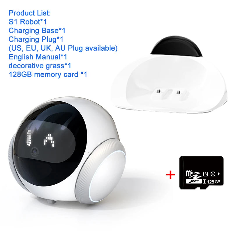 AIOOK Smart Robot Camera 5G WiFi HD 2K Camera Pet Tracking Laser Indicator TUYA Pet Camera Auto Charging Auto Obstacle Avoidance