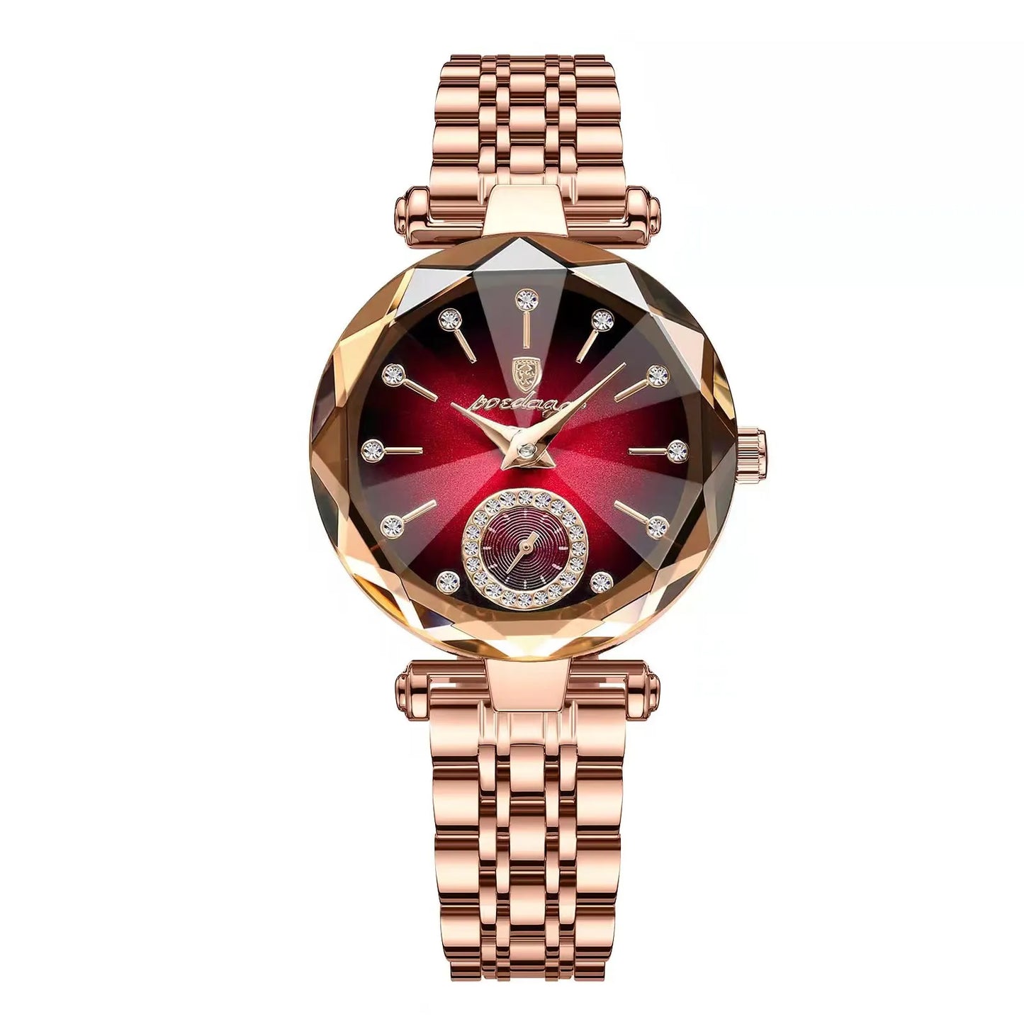 POEDAGAR Elegant Ladies Wristwatch Waterproof Stainless Steel Luxury Watch for Woman High Quality Fashion Women's Quartz Watches