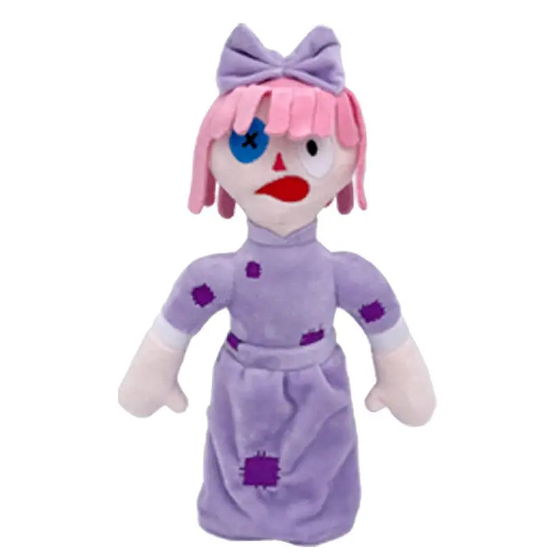 20-35CM Amazing Digital Doll Circus Maid Jax Plush Magical Rabbit Clown Cartoon Periphery Suitable Fans Home Collection Decorata