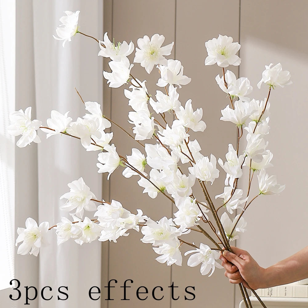 1Pcs Artificial Flowers Bouquet 110CM Long Fake Flower For Home Decor Party Supplies Garden Wedding Decoration Vase Accessories