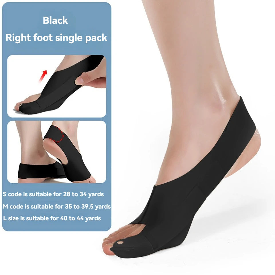 GOBYGO 1Pcs Hallux Valgus Corrector Toe Separation Corrector Lightweight And Adjustable Wearable Shoes Ankle Support Men Women