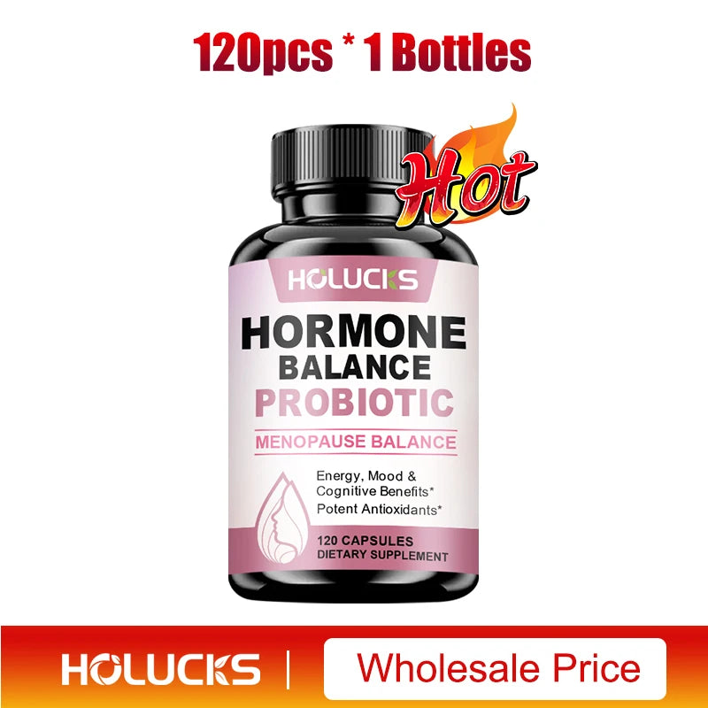 Hormone Balance Probiotic, Supports Menopause Balance, Relieves Fatigue, Mood Swings, Improve Digestion & Metabolism