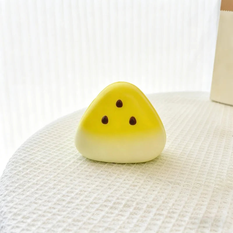 Soft Silicone Food Squishy Toy Butter Chocolate Block Slow Rebound Squeeze Toy Anxiety Relief Sensory Fidget Toy for Adults Gift
