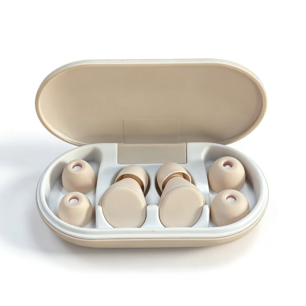 36dB Noise Cancelling Ear Plugs for Sleeping for Side Sleepers - Reusable Sound Blocking Protection for Snoring, Travel & Focus