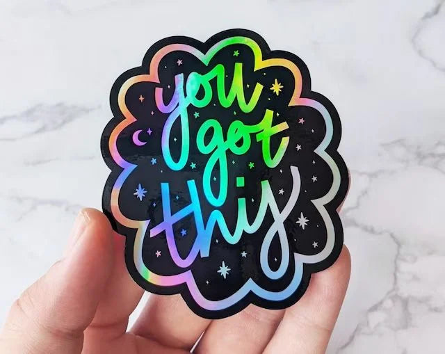 150pcs Customized Holographic Stickers Cutout Vinyl Personalized Party Labels Decal Custom Wedding Business Logo Motor Stickers