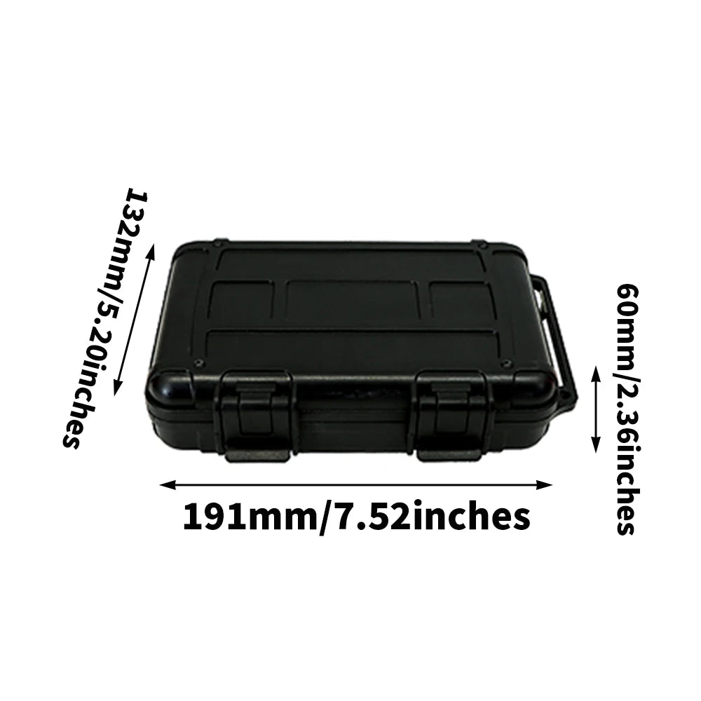 HONEYPUFF Sealed storage box storage tank with strong magnet UV protection storage tube Portable Car Organizer Car Storage Box
