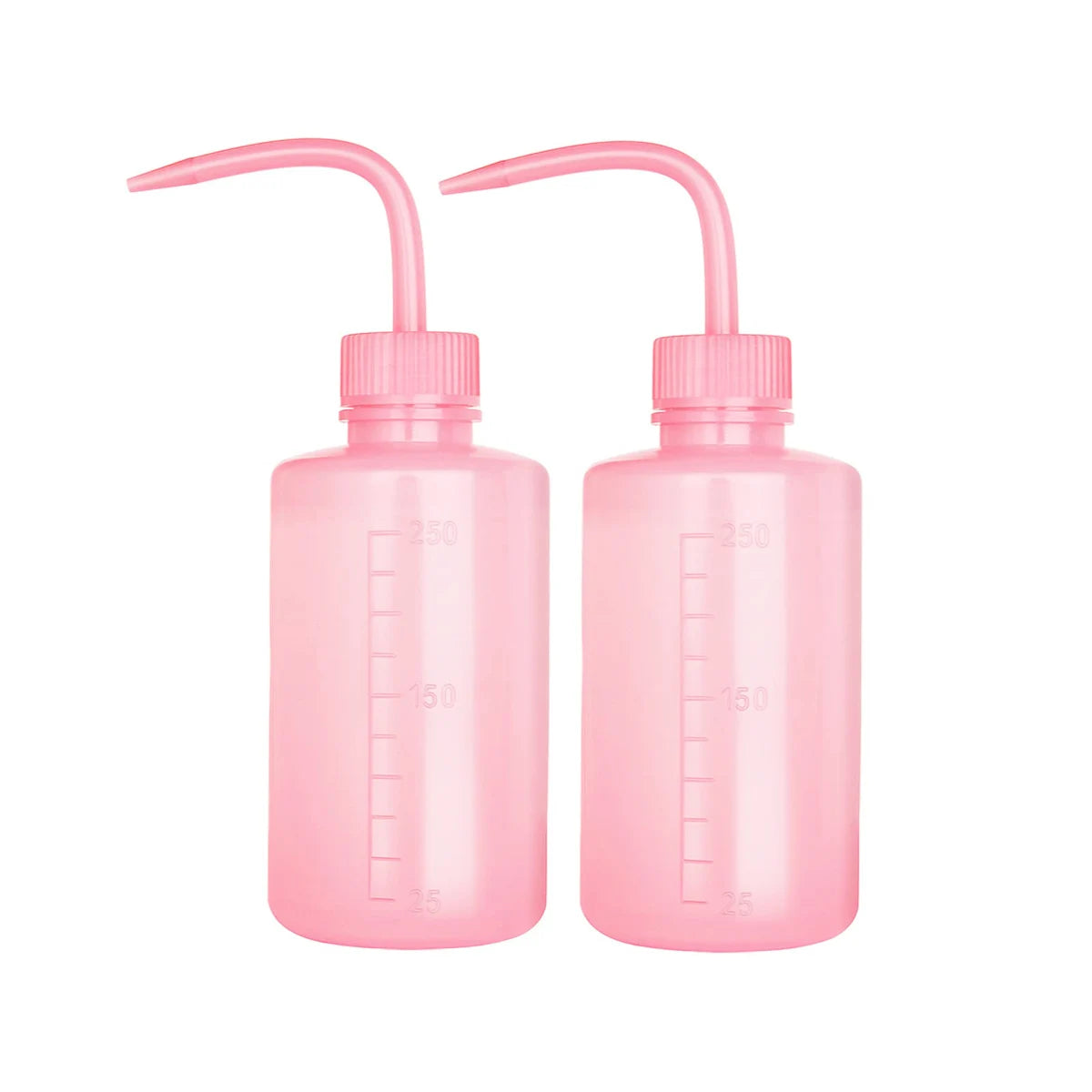2pc Plastic Squeeze Bottle Tattoo Wash Bottle Lab Squirt Bottle Irrigation Bottle Eyelash Water Can for Cleaning Plant Experimet