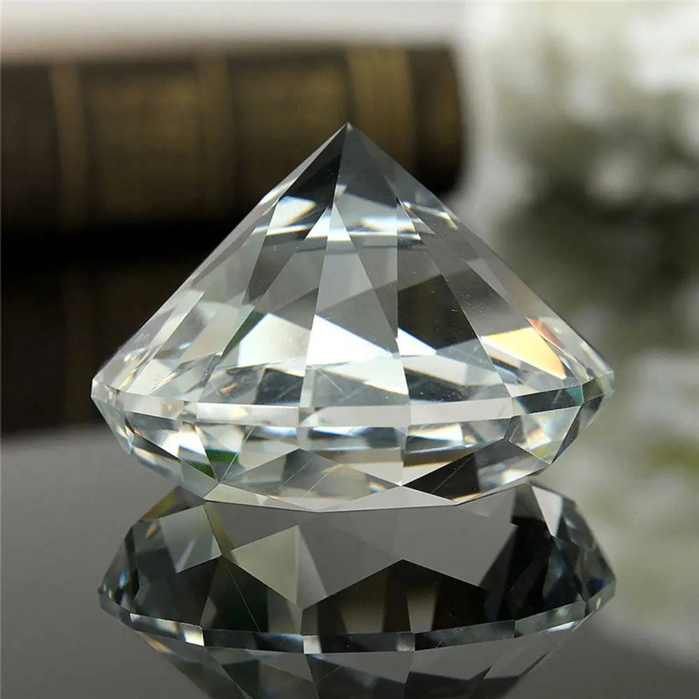 Clear Crystal Big Glass Diamond Party Large Romantic Diamond Decoration Proposal Home Decoration Ornaments Crafts Gifts